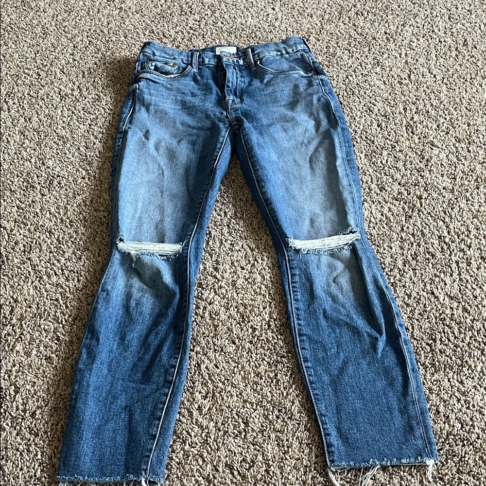 MOTHER Light Blue Denim Jeans
